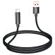 Кабель Hoco U125 Benefit USB to Type-C (5A, 1.2m) - Black. Фото 3 из 6