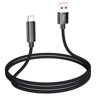 Кабель Hoco U125 Benefit USB to Type-C (5A, 1.2m) - Black