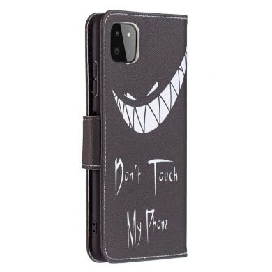 Чохол-книжка Deexe Color Wallet для Samsung Galaxy A22 5G (A226) - Evil Grin