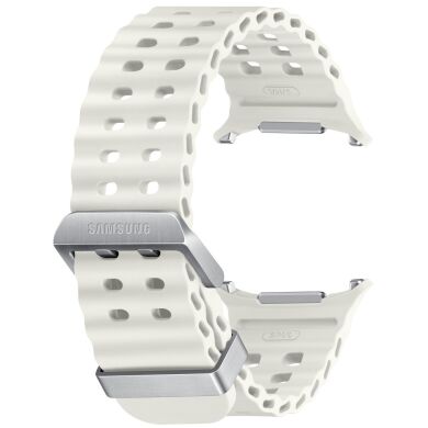Оригінальний ремінець Marine Band для Samsung Galaxy Watch Ultra (47mm) / Ultra (2025) ET-SNL70MWEGEU Технічна упаковка  - White Sand