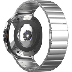 Ремешок Deexe Steel Strap для Samsung Galaxy Watch 8 (40/44mm) / 8 Classic - Silver