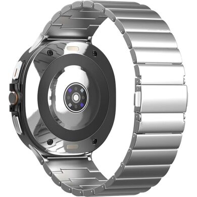 Ремешок Deexe Steel Strap для Samsung Galaxy Watch 8 (40/44mm) / 8 Classic - Silver