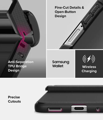 Защитный чехол Ringke Onyx Flap для Samsung Galaxy Flip 8 (8800380460584) - Black