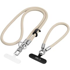 Набор ремешков Tech-Protect C10S Rope Crossbody - Beige / Titanium