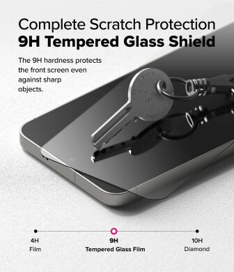 Комплект защитных стекол (2шт) Ringke Easy Slide Tempered Glass для Samsung Galaxy S25 (S931) / Galaxy S24 (S921) 8800274968448