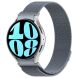 Ремешок Deexe Milanese QuickFit для Samsung Galaxy Watch 4 / 4 Classic / 5 / 5 Pro / 6 / 6 Classic - Space Grey. Фото 5 из 11