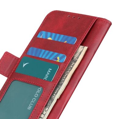 Чохол Deexe Retro Wallet для Samsung Galaxy M51 (M515) - Red
