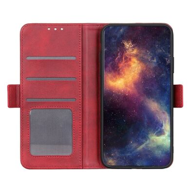 Чехол Deexe Retro Wallet для Samsung Galaxy M51 (M515) - Red