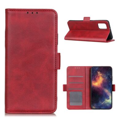 Чохол Deexe Retro Wallet для Samsung Galaxy M51 (M515) - Red