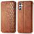 Чехол Deexe Rhombus Wallet для Samsung Galaxy A36 (A366) / A56 (A566) - Brown