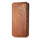 Чехол Deexe Rhombus Wallet для Samsung Galaxy S26 Ultra (S948) - Brown. Фото 4 из 6