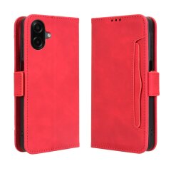 Чехол Deexe Wallet Stand для Samsung Galaxy A07 (A075) - Red