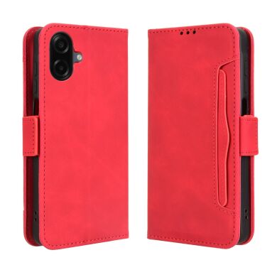 Чехол Deexe Wallet Stand для Samsung Galaxy A07 (A075) - Red