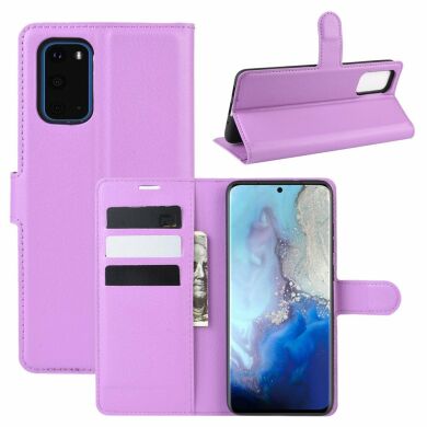 Чехол-книжка Deexe Book Type для Samsung Galaxy S20 (G980) - Purple