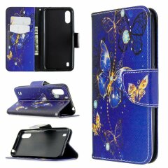 Чехол-книжка Deexe Color Wallet для Samsung Galaxy A01 (A015) - Beautiful Butterfly