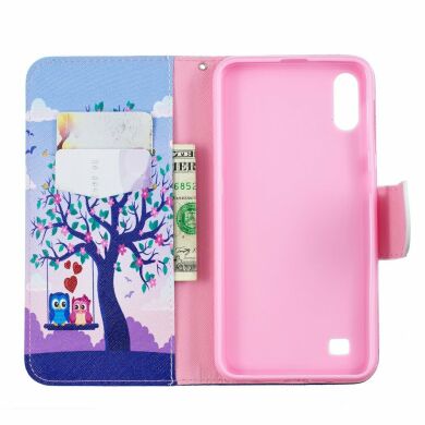 Чохол-книжка Deexe Color Wallet для Samsung Galaxy A10 (A105) - Two Swinging Owls