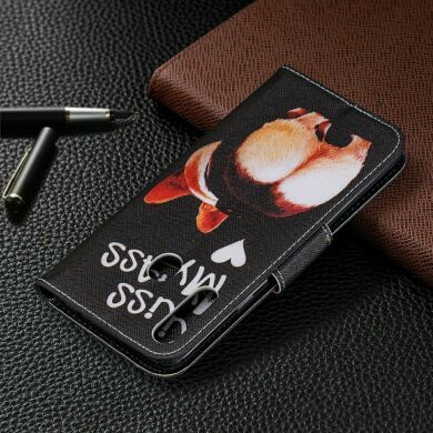 Чехол-книжка Deexe Color Wallet для Samsung Galaxy A20s (A207) - Corgi