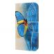 Чехол-книжка Deexe Color Wallet для Samsung Galaxy A7 2018 (A750) - Blue Butterfly. Фото 2 из 5