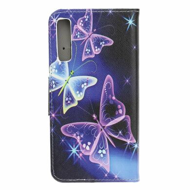 Чохол-книжка Deexe Color Wallet для Samsung Galaxy A70 (A705) - Vivid Butterflies