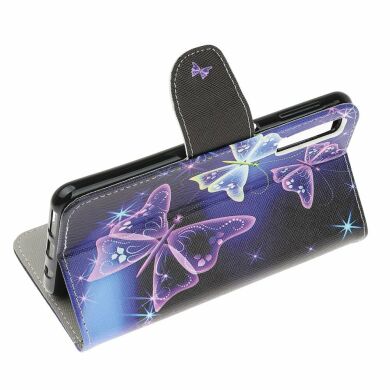 Чохол-книжка Deexe Color Wallet для Samsung Galaxy A70 (A705) - Vivid Butterflies