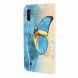 Чехол-книжка Deexe Color Wallet для Samsung Galaxy M10 (M105) - Blue Butterfly. Фото 5 из 5