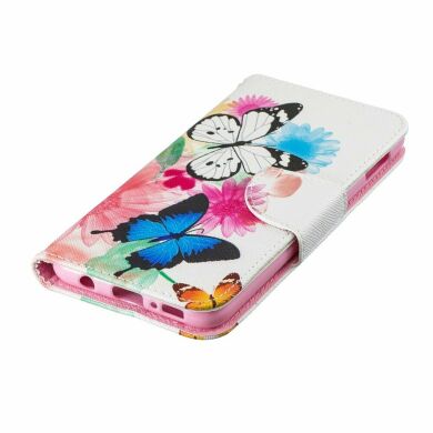 Чохол-книжка Deexe Color Wallet для Samsung Galaxy S10e (G970), Butterflies and Flowers