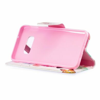Чохол-книжка Deexe Color Wallet для Samsung Galaxy S10e (G970), Butterflies and Flowers