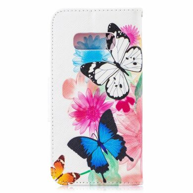 Чохол-книжка Deexe Color Wallet для Samsung Galaxy S10e (G970), Butterflies and Flowers