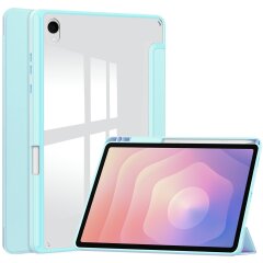 Чехол-книжка Deexe Crystal Back для Samsung Galaxy Tab S11 (X730/X736) - Baby Blue