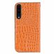 Чехол-книжка Deexe Glittery Crocodile для Samsung Galaxy A70 (A705) - Orange. Фото 3 из 12