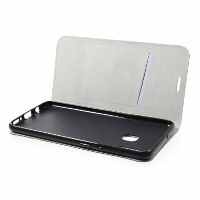 Чехол-книжка Deexe Lines Texture для Samsung Galaxy A20 (A205) / A30 (A305) - Blue