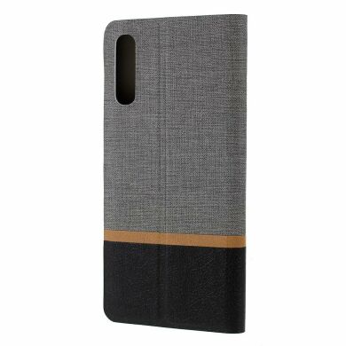 Чохол-книжка Deexe Lines Texture для Samsung Galaxy A70 (A705), Grey