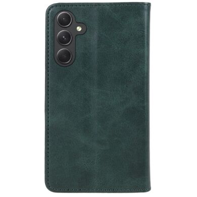 Чехол-книжка Deexe Wallet Case для Samsung Galaxy M35 (M356) - Midnight Green