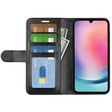 Чехол-книжка Deexe Wallet Style для Samsung Galaxy A16 (A165) - Black