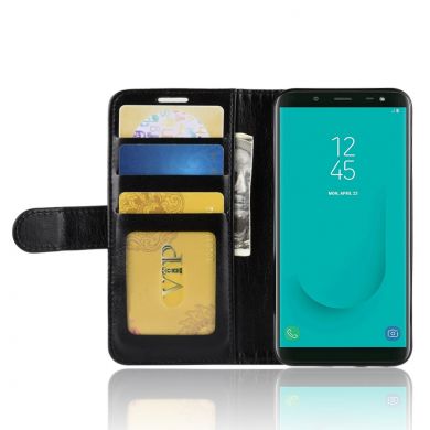 Чехол-книжка Deexe Wallet Style для Samsung Galaxy J6 2018 (J600) - Black