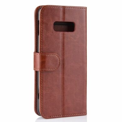 Чехол-книжка Deexe Wallet Style для Samsung Galaxy S10e - Brown