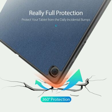 Чохол-книжка DUX DUCIS Domo Series Pen Holder для Samsung Galaxy Tab S6 lite / S6 Lite (2022/2024) - Blue