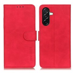Чехол-книжка KHAZNEH Retro Wallet для Samsung Galaxy A27 (A276) - Red