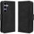Чехол-книжка с кармашками Deexe Wallet Stand для Samsung Galaxy S26 FE - Black