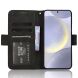 Чехол-книжка с кармашками Deexe Wallet Stand для Samsung Galaxy S26 FE - Black. Фото 5 из 15