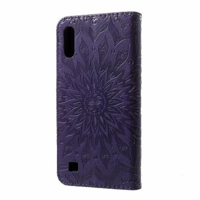 Чехол-книжка UniCase SunFlower Pattern для Samsung Galaxy A10 (A105) - Purple