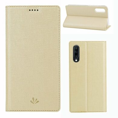 Чехол-книжка VILI DMX Style для Samsung Galaxy A70 (A705) - Gold