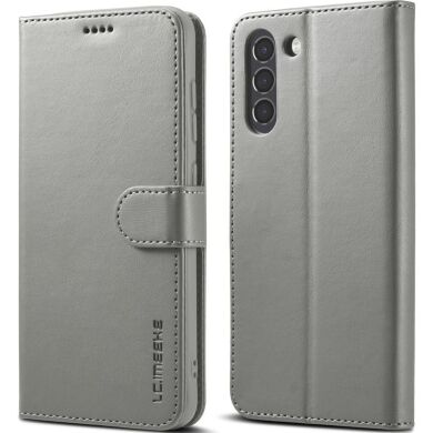 Чехол LC.IMEEKE Wallet Case для Samsung Galaxy S21 FE (G990) - Grey