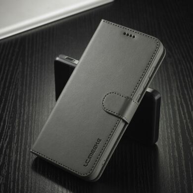 Чехол LC.IMEEKE Wallet Case для Samsung Galaxy S21 FE (G990) - Grey