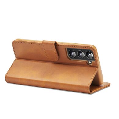 Чехол LC.IMEEKE Wallet Case для Samsung Galaxy S22 - Light Brown
