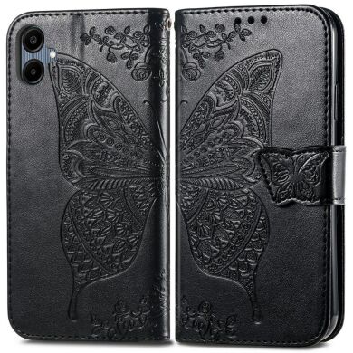 Чехол UniCase Butterfly Pattern для Samsung Galaxy A06 (A065) - Black