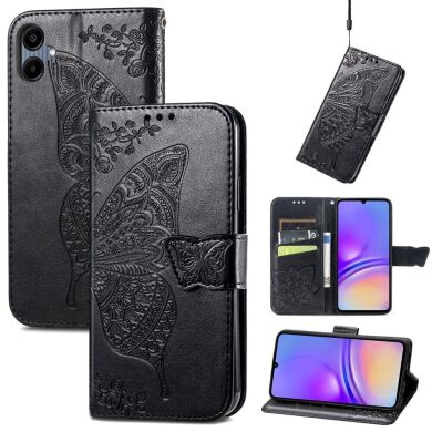 Чехол UniCase Butterfly Pattern для Samsung Galaxy A06 (A065) - Black