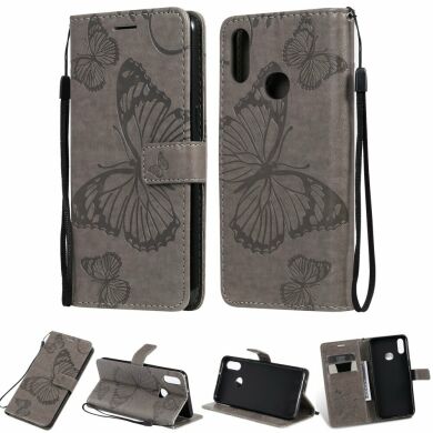 Чехол UniCase Butterfly Pattern для Samsung Galaxy A10s (A107) - Grey