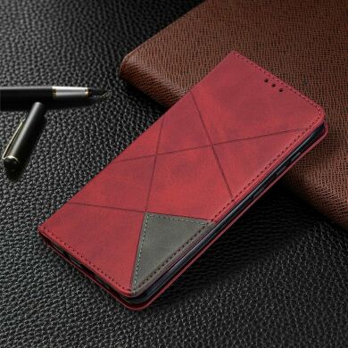 Чохол UniCase Geometric Pattern для Samsung Galaxy A21s (A217) - Red