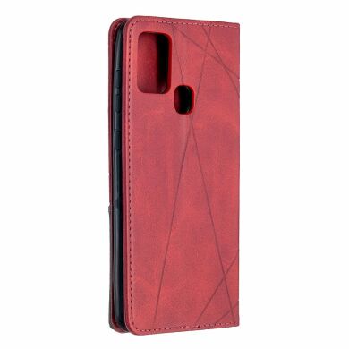 Чохол UniCase Geometric Pattern для Samsung Galaxy A21s (A217) - Red
